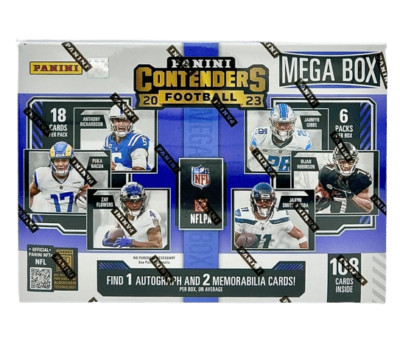 2023 Panini Contenders Football Hobby Mega Box