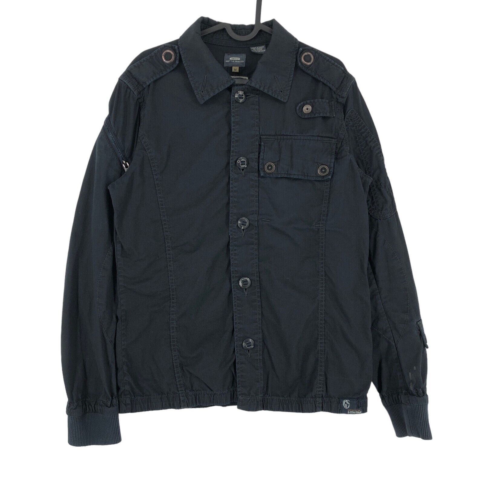 G-STAR RAW Men's Sniper Overshirt Bomber Jacket Size M