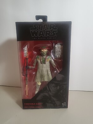 Hasbro The Black Series Constable Zuvio Action Figure Sealed