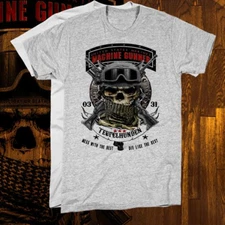 machine gunner T-shirt 0331 combat veteran military belt fed happiness cotton