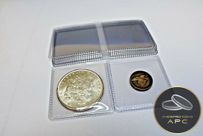 2'' COIN FLIPS 10 PACK !!!DON'T FORGET TO PROTECT YOUR COINS!!! SMALLER THAN 2.5''