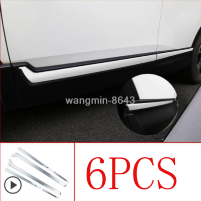 Black Chrome Molding Trim Car Door Protector Strips Window Mirror Bumper Anti Collision Body PVC Chrome Moulding Line Car Strip