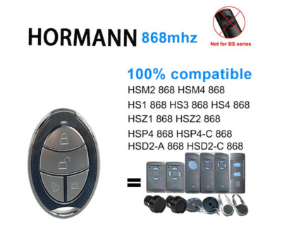 Hormann HSE Handset Garagentor Fernbedienung Schlüsselanhänger Zapper 868Mhz
