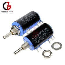 Black Precision WXD3-13-2W Multi-Turn Wirewound Linear Potentiometers 10K OHM