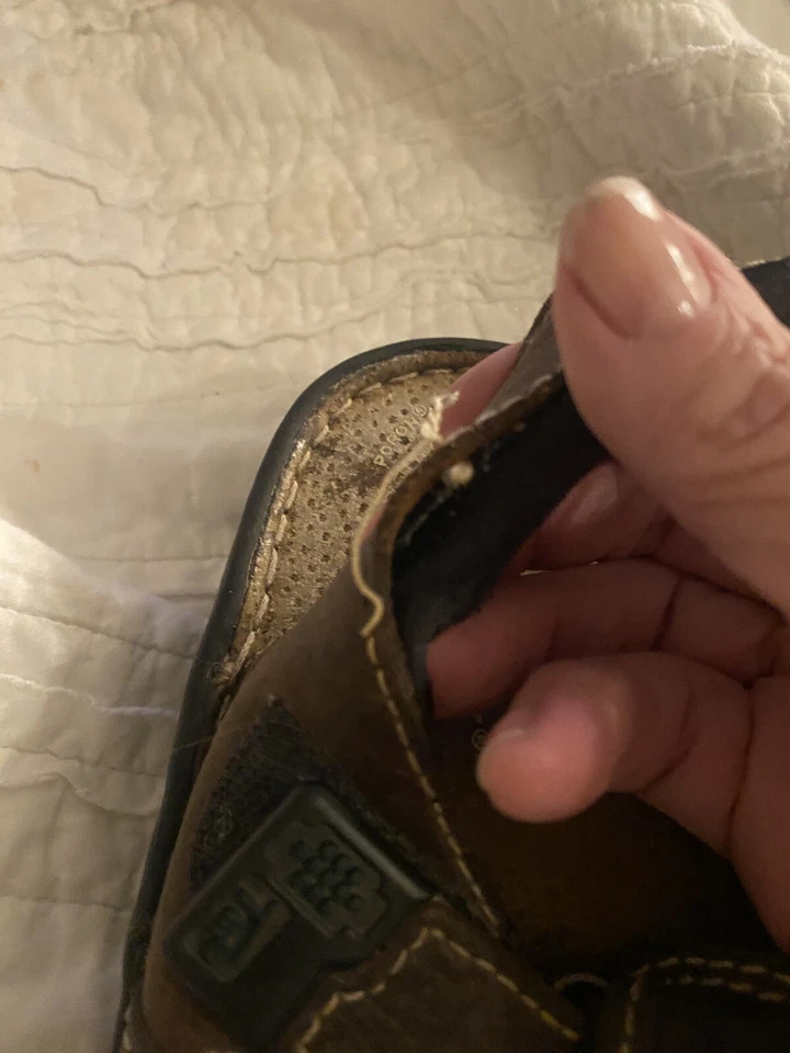 Sandalias Thom Mcan para Hombres Talla 8 Marrón Correa de Cuero Pescador Zapato con Cordones Foto 4 de 4