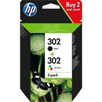 Hp Tinte Nr. 302 Schwarz + Cyan/Magenta/Gelb (X4D37AE)
