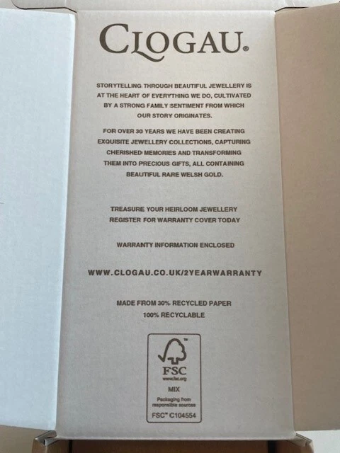 Anillo Clogau Galesa Plata y Oro Rosa 9ct Hoja de Roble Real Talla M Nueva Rara Gales Foto 2 de 2