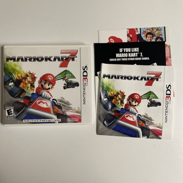 Mario Kart 7 - Nintendo 3DS Authentic Case And Manual ONLY - NO GAME