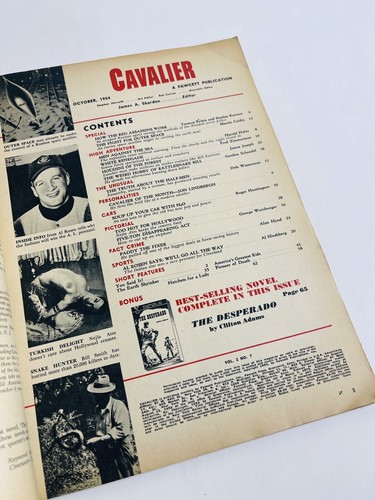 Vintage Cavalier For Men Magazine October 1954 - Picture 14 of 15