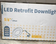 Amico 6” LED Retrofit Downlight 16 pack 4CCT