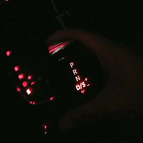 Perilla de palanca de cambios de marchas de luz LED roja electrónica para Golf MK6 MK7, Passat - Imagen 5 de 11