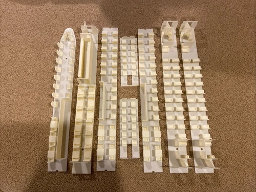 HO Model Train Passenger Cars Interior Set/lot.  White  Fits Athearn