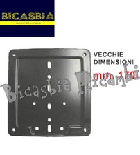 1159 - SUPPORTO PORTA TARGA NERO 17X17 VESPA 125 ET3 PRIMAVERA PK S XL N V RUSH