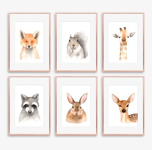 animal prints for children's room
