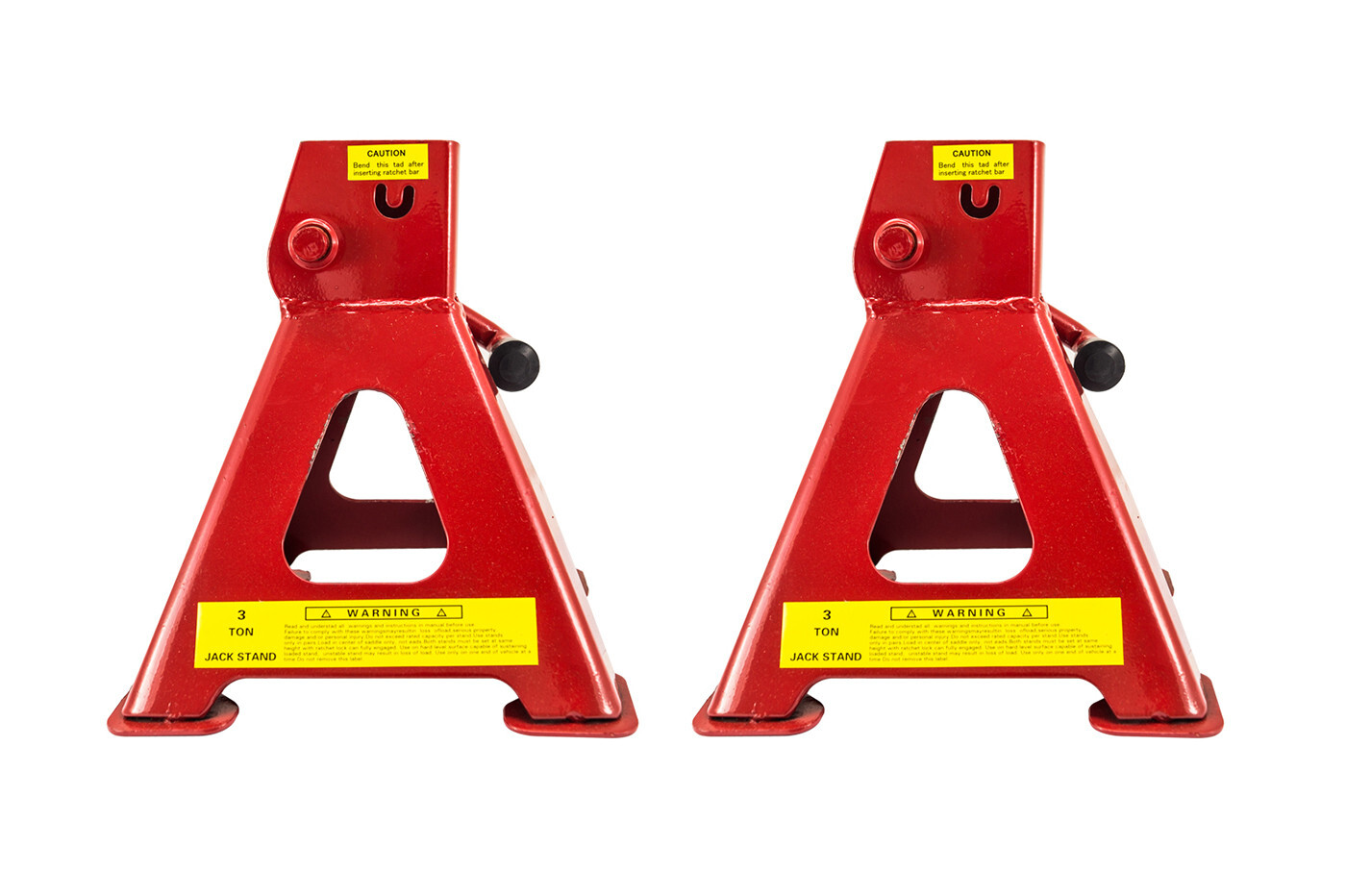 Coppia Cavalletti Da Officina Portata 6 Tonnellate - Regolabili Da 370 A 610 Mm, Per Auto, Camper, Moto - Supporto Sicuro Per Lavori Di Meccanica