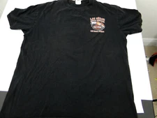HARLEY DAVIDSON MOTORCYCLES LAS VEGAS BLACK MENS GRAPHIC T-SHIRT SIZE: XL