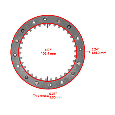 Caltric 13089-0024 130890024 Clutch Plate SPG Comp for Kawasaki | eBay