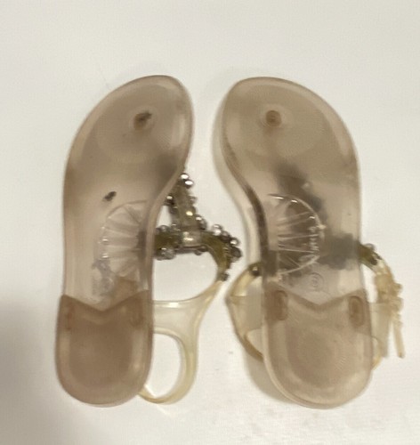 Ferragamo Clear Jelly Sandals Flats Shoes Size 6 - Picture 6 of 7