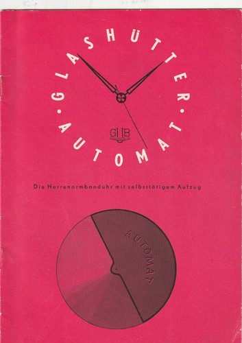 DDR  Prospekt Uhr  Glashütte Automat GUB - Bild 1 von 8