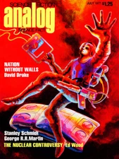 Analog Science Fiction-Science Fact Vol 97, No. 7, July 1977 Canvas Poster 18x24