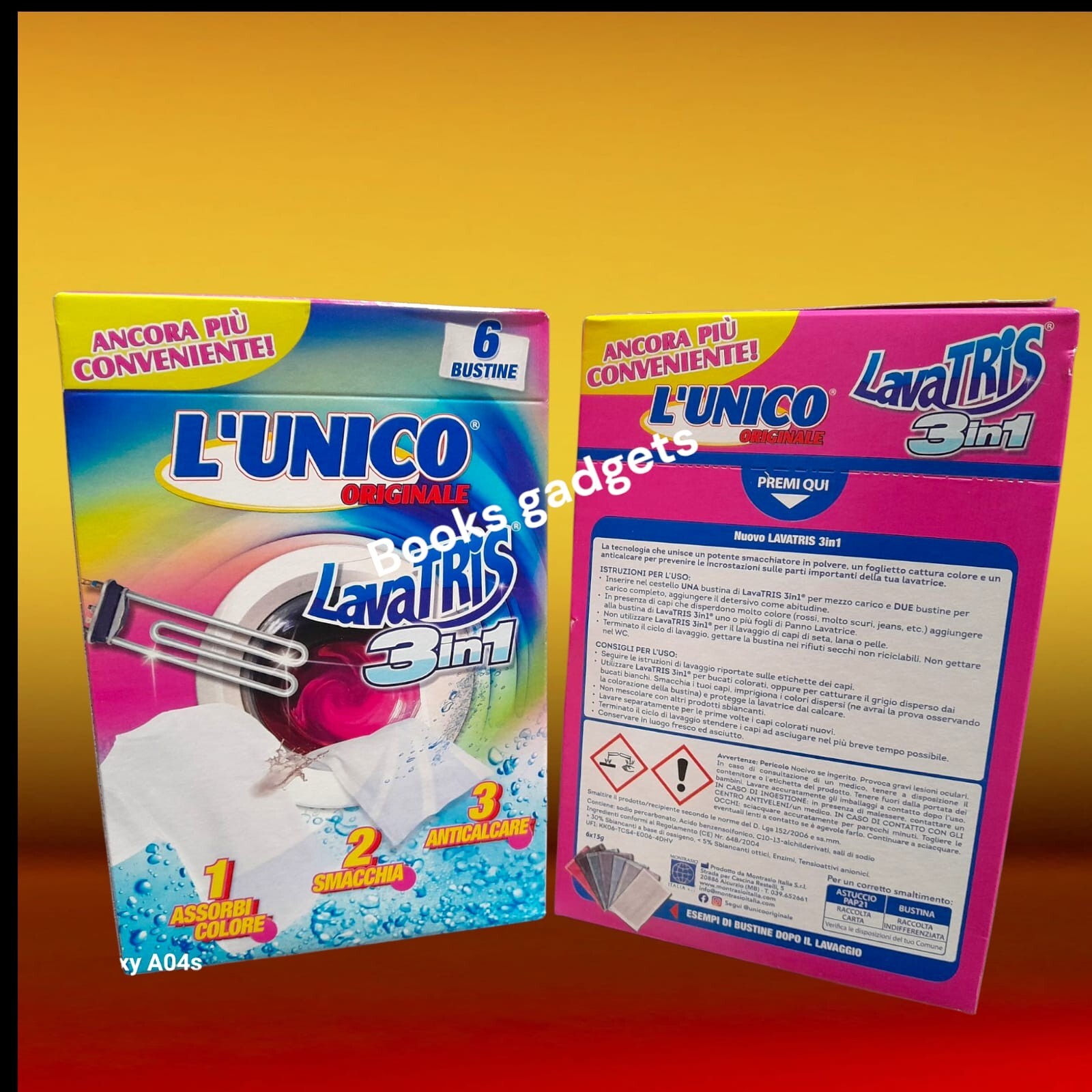 24 Scatole L'Unico Lavatris - Protezione Totale per il Bucato di Casa