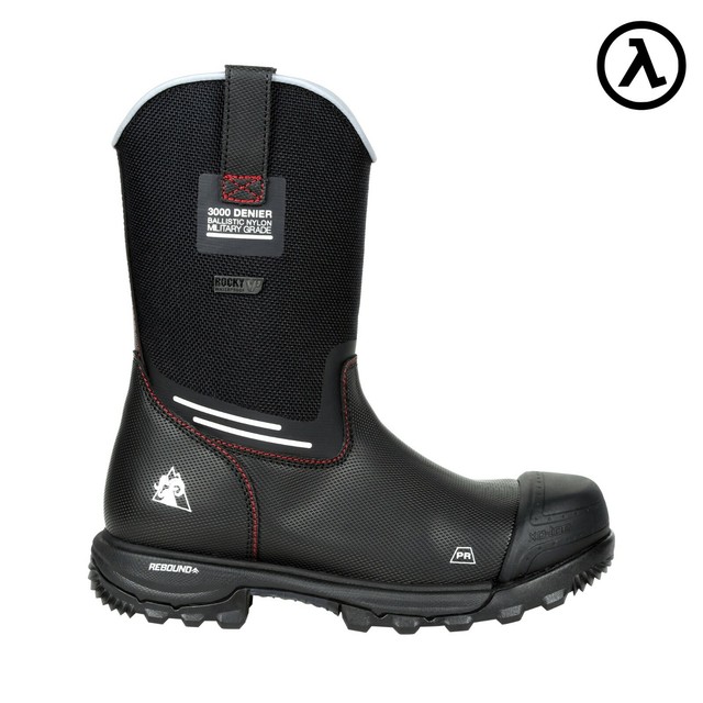 insulated waterproof pull on work boots