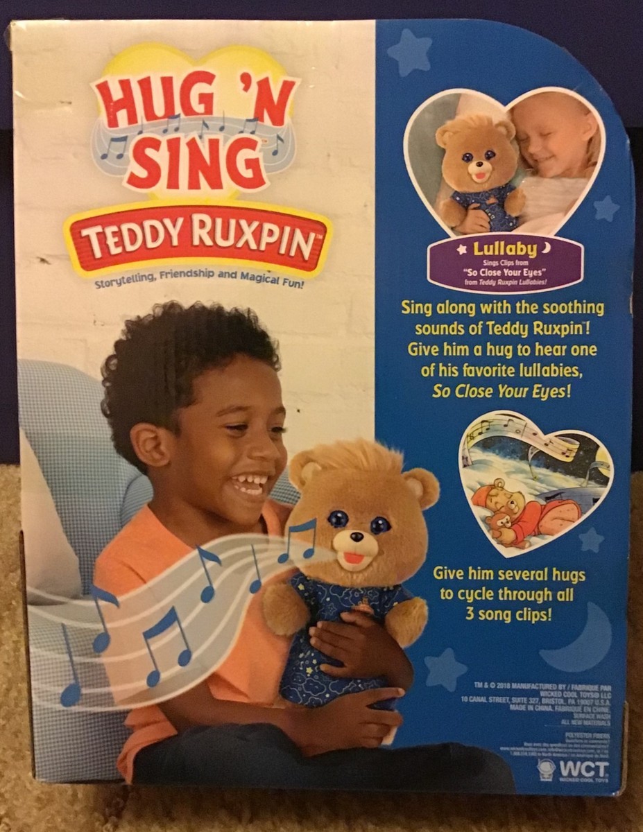 tukifune×unpis hugオブジェ Teddy Ruxpin Hug N' Sing Lullaby New Walmart Exclusive Stuffed