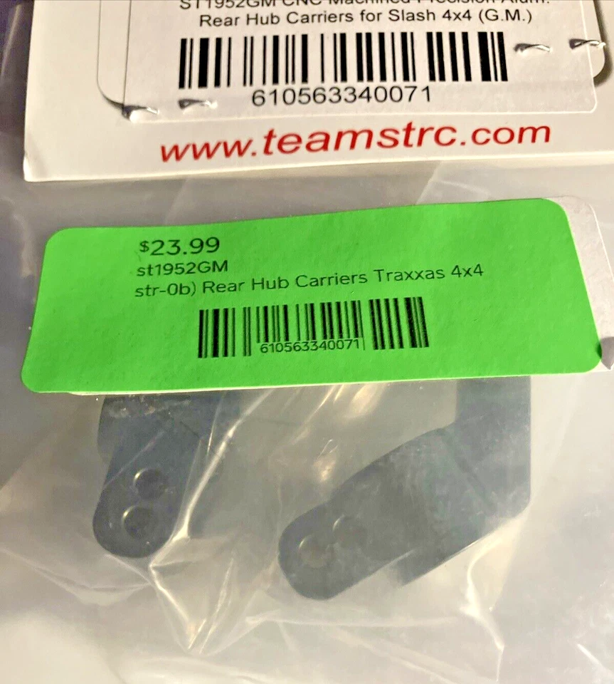 STRC GunMetal Slash 4x4 ST1952GM Rear Hub Carriers - Image 4 of 4
