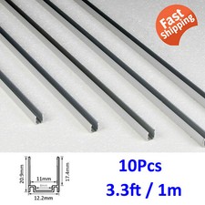 10Pcs 3.3' LED Aluminum Channel Mounting Holder Track for 10x20mm RGB LED Strip