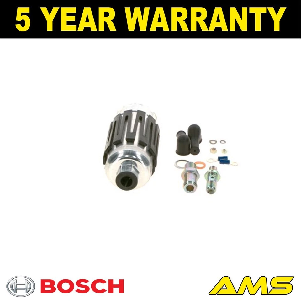 Fits Ford Escort 1986-1990 Sierra 1985-1993 + Other Models Fuel Pump Bosch - Image 2 of 4