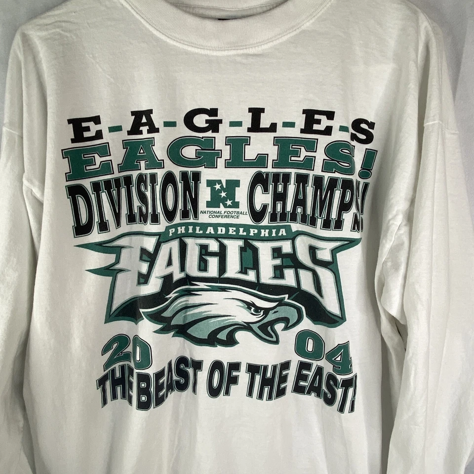 Camiseta de los Philadelphia Eagles Eastern Division Champions 2004 para hombre 2XL Foto 2 de 4