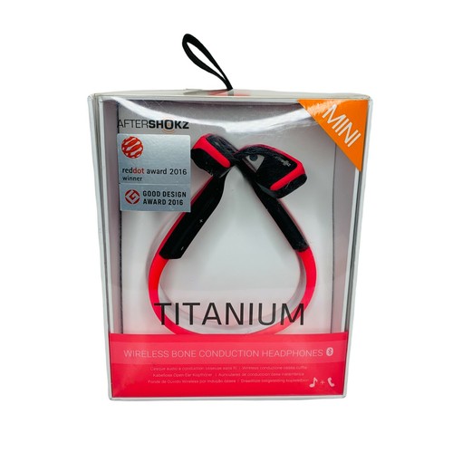Titanium Wireless Bone Conduction Headphones Aftershokz Titanium