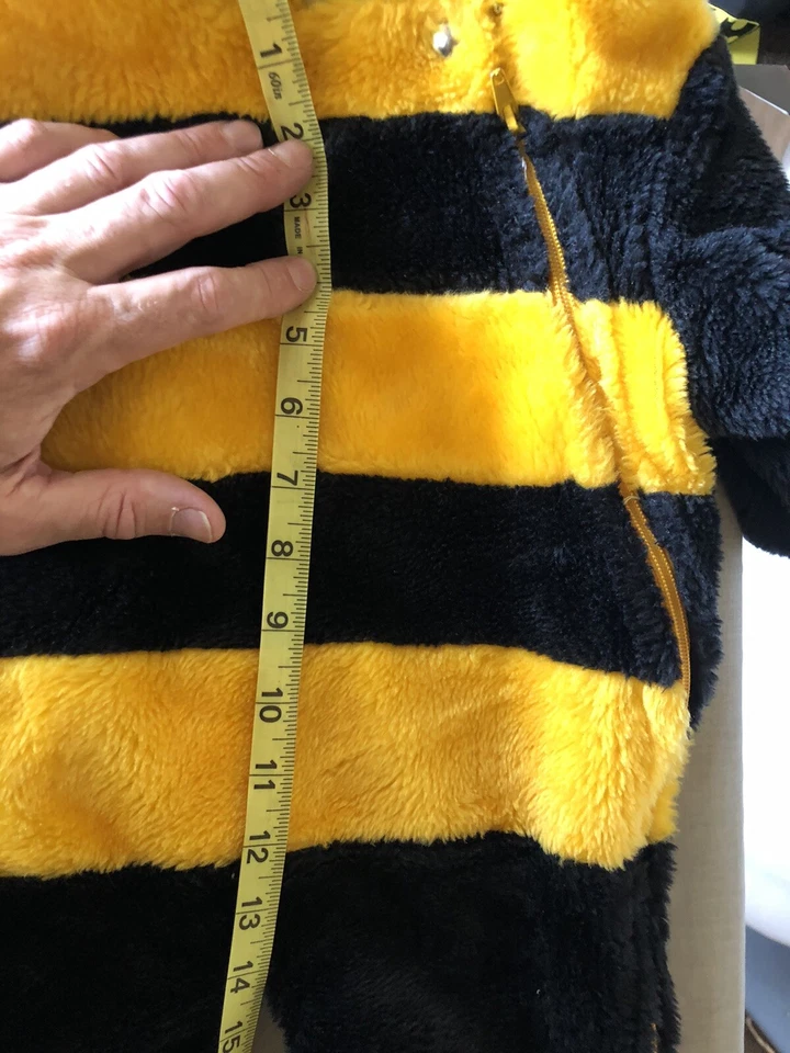 Disfraz Abejorro Abeja Miel Infantil Niño 12-24 M Halloween 1 Pieza con Capucha  Foto 3 de 4