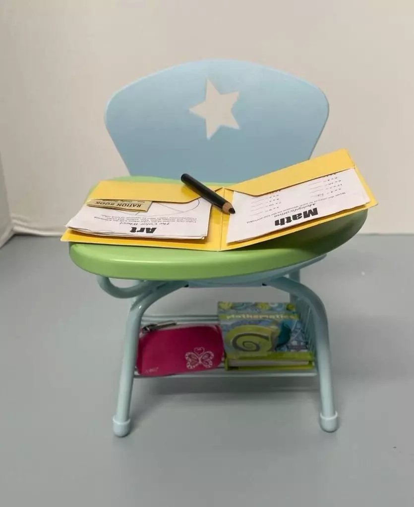 American girl sale school desk set