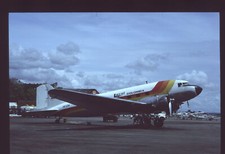 Orig 35mm airline slide Lacol Colombia DC-3 HK-124