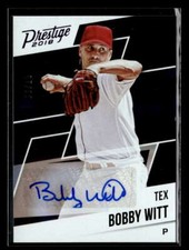 2018 Panini Chronicles Bobby Witt Prestige Xtra Purple Autograph /99 FX3146