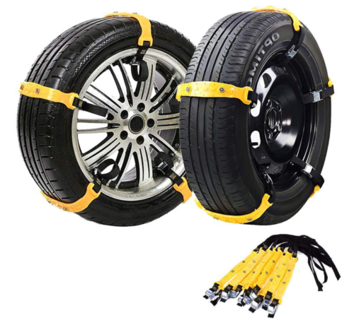10Pcs Universal Winter Snow Mud Anti-skid Tire Chains Tendon for Car Sedan SUV - Picture 1 of 9