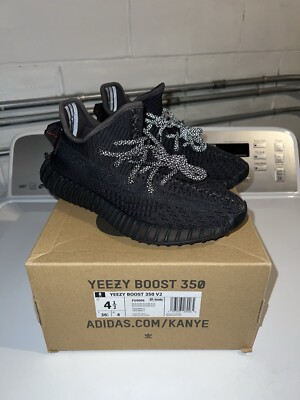 Adidas Yeezy 350 V2 Black Non-Reflective FU9006 Men s/Boys Size 4.5