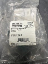 Siemens 52RA5P3 Push to test lens - Green - New