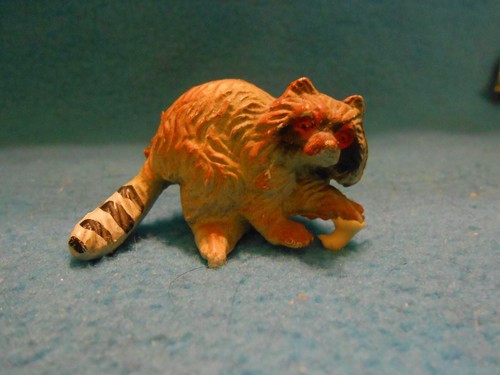 raccon vintage miniatura plastica - Foto 1 di 3