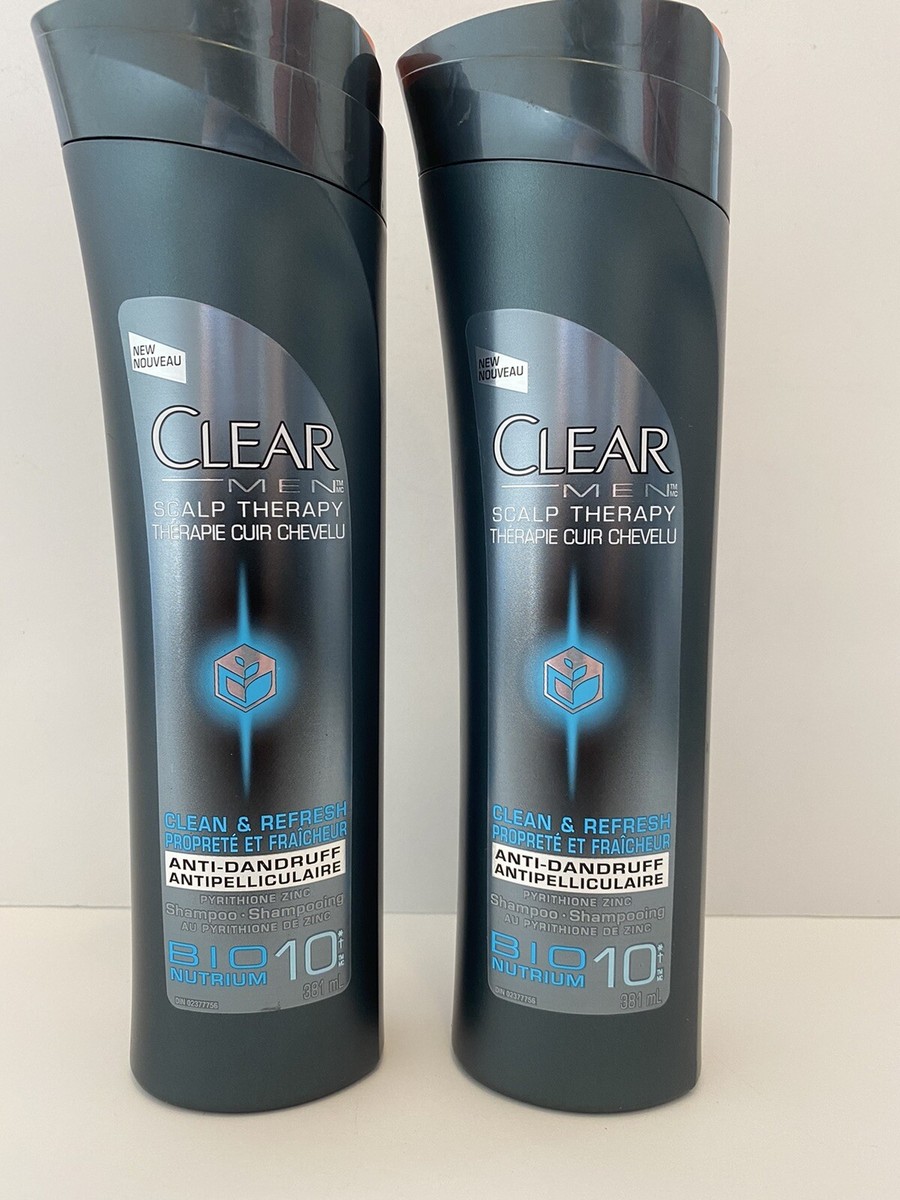 2 X Clear Men Scalp Therapy Anti-Dandruff Shampoo Clean And