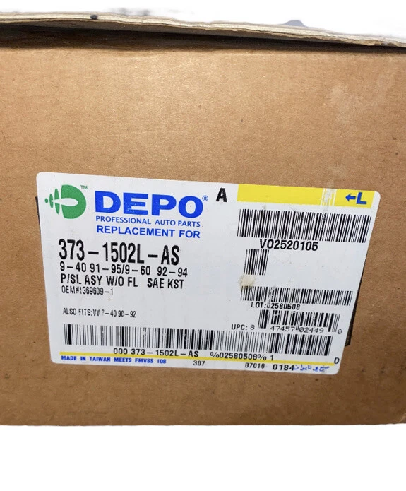 Luz de señal lateral del conductor Depo 373-1502L-AS de repuesto para Volvo 940 960 740  Foto 3 de 4