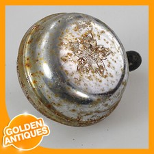 Antiguo cromo plateado Alemania Ciclismo Bicicleta Bicicleta Metal Mecánico Campana Bocina