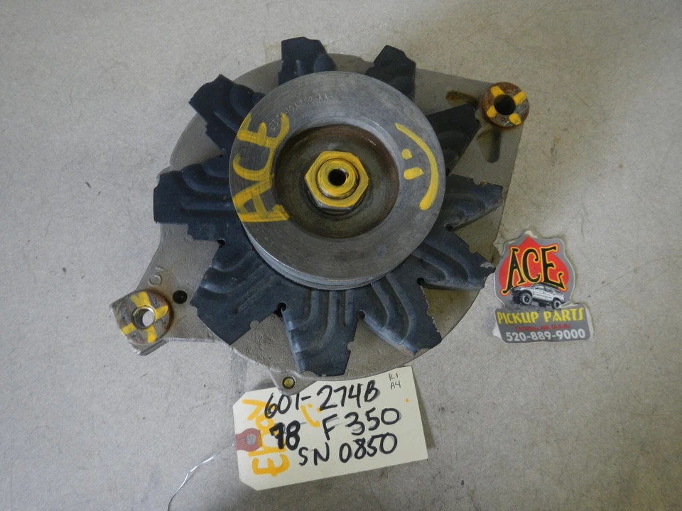 76-78 Ford F-Series E-Series Mustang 73-77 Lincoln Mercury 90 amp Alternator Foto 2 de 4