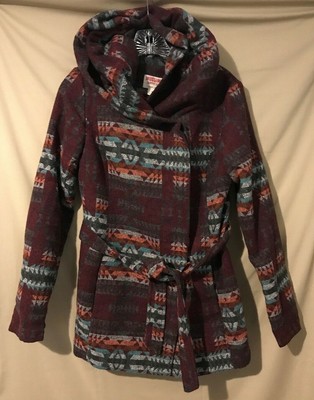 aztec wrap coat