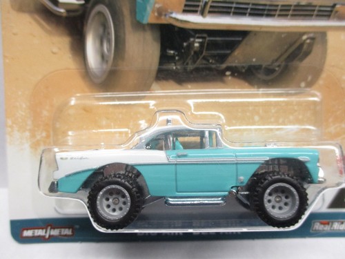 2024 HOT WHEELS CAR CULTURE OFF ROAD BIG BEL AIR 57' CHEVY REAL RIDERS 4/5 - Picture 2 of 2