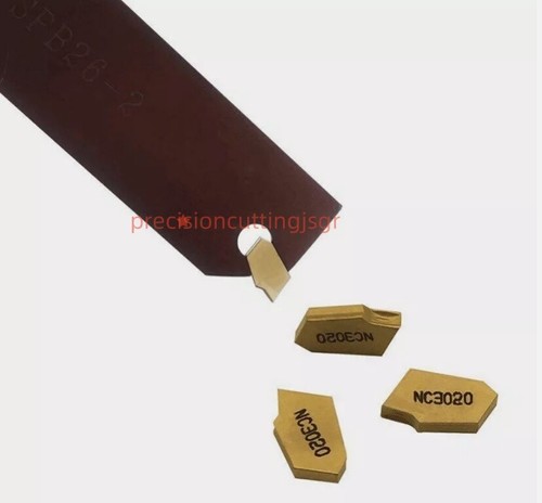 10PCS 2MM GTN Grooving Cut-Off Carbide Inserts SP200 ZM20 FOR SPB26-2 - Picture 3 of 4