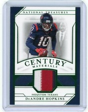 2019 Panini National Treasures Century Materials Emerald Patch Deandre Hopkins 