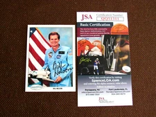 BILL NELSON STS 61C ASTRONAUT SENATOR SIGNED AUTO 1991 SPACE SHOTS 133 CARD JSA 