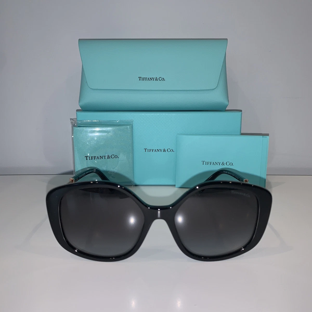Brand New Tiffany & Co. Sunglasses TF 4192 80013C Black/Grey 